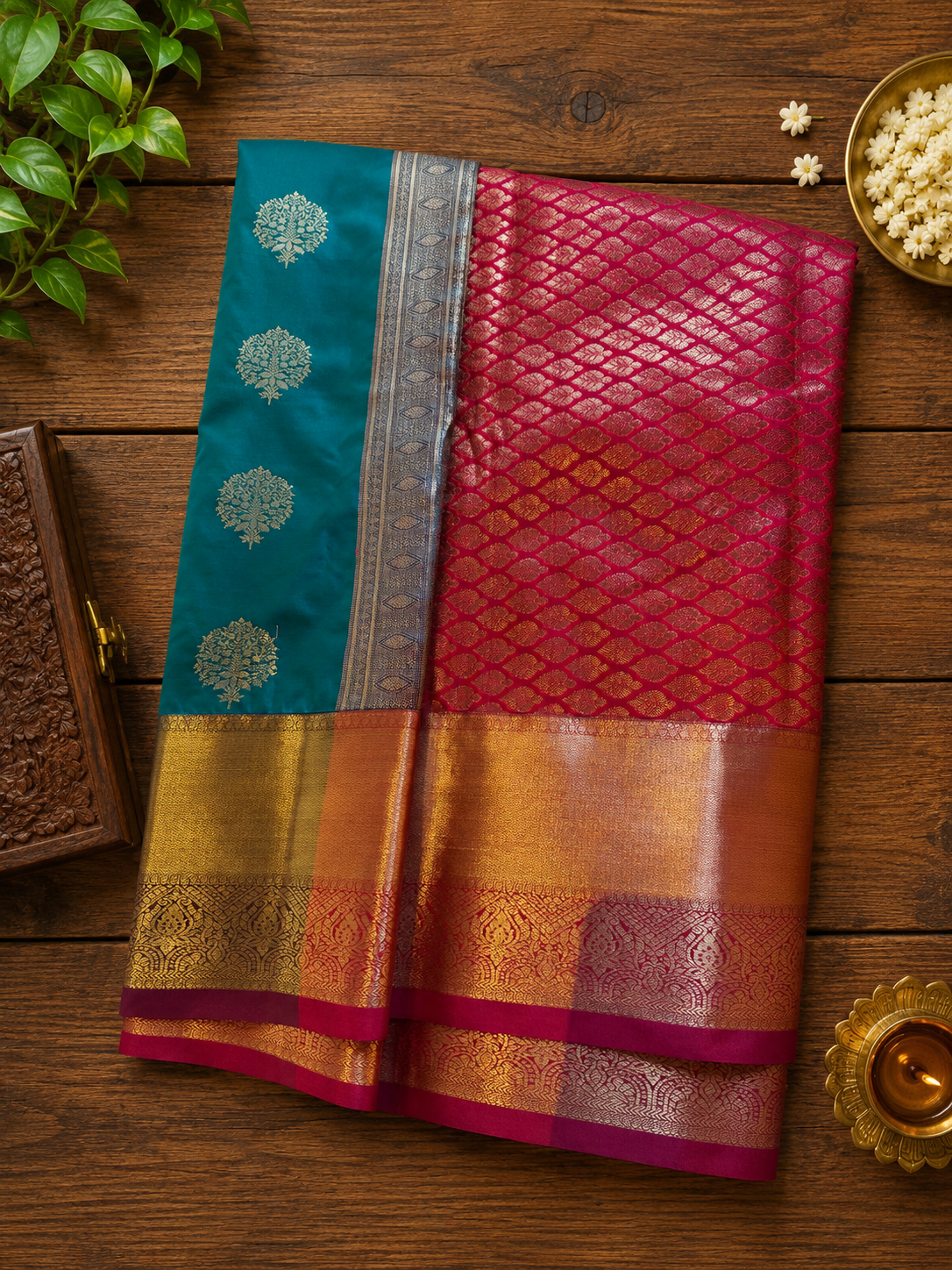 Semi Kanji Silk Saree