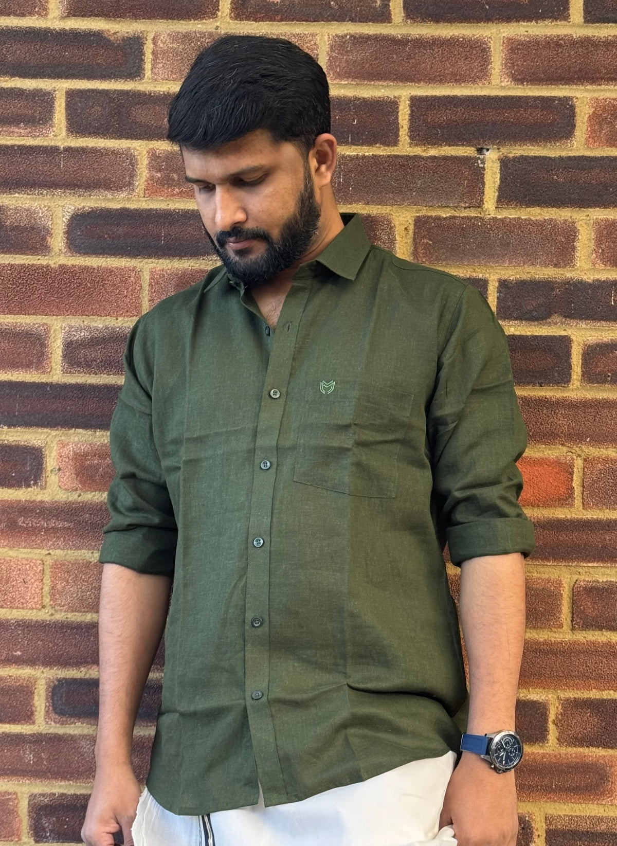 Full sleeve linen shirt