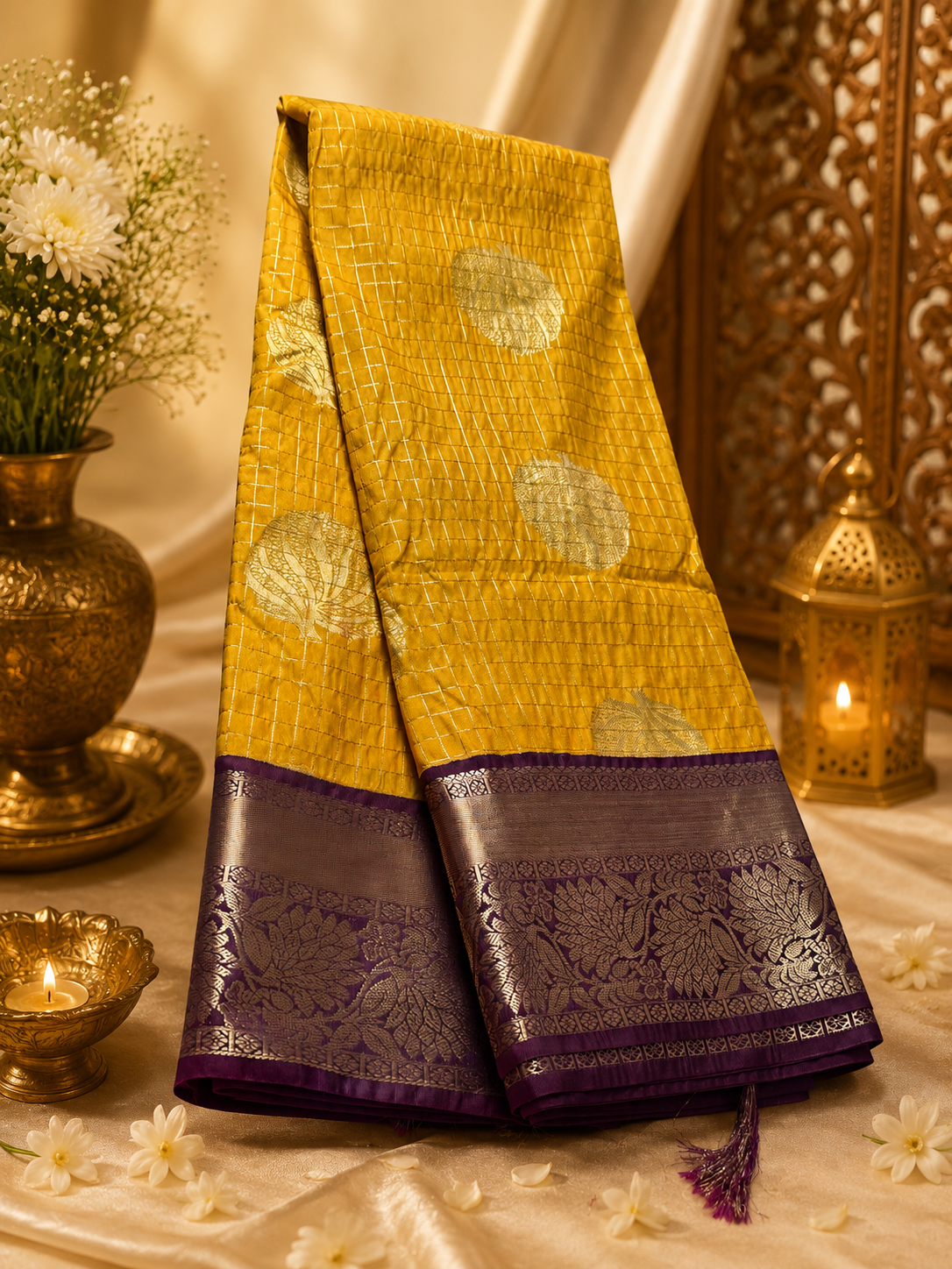 Semi Kanji Silk Saree