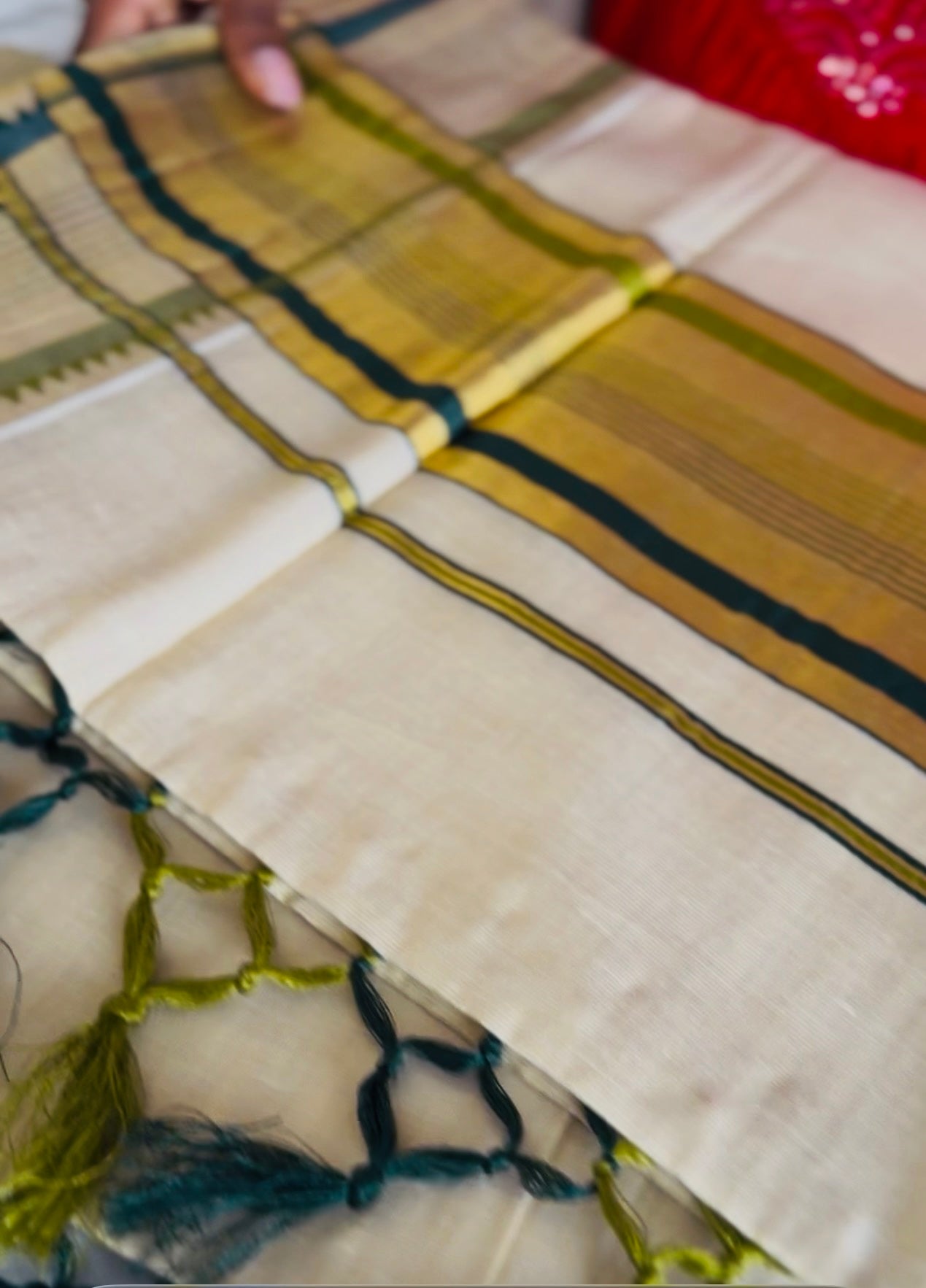 🧡 Kerala Tissue Saree🧡