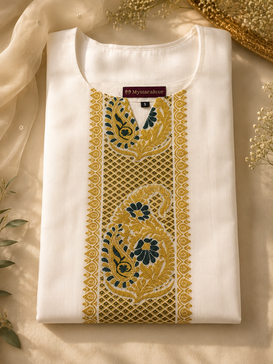 Mayura Heritage Kasavu Set