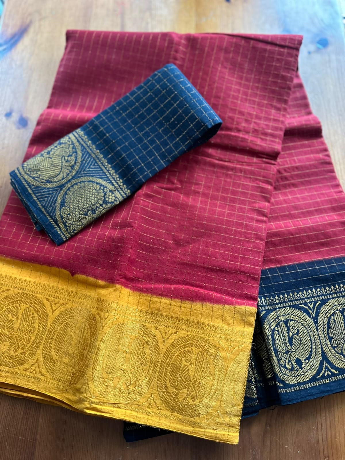 Ganga Jamuna Cotton Saree