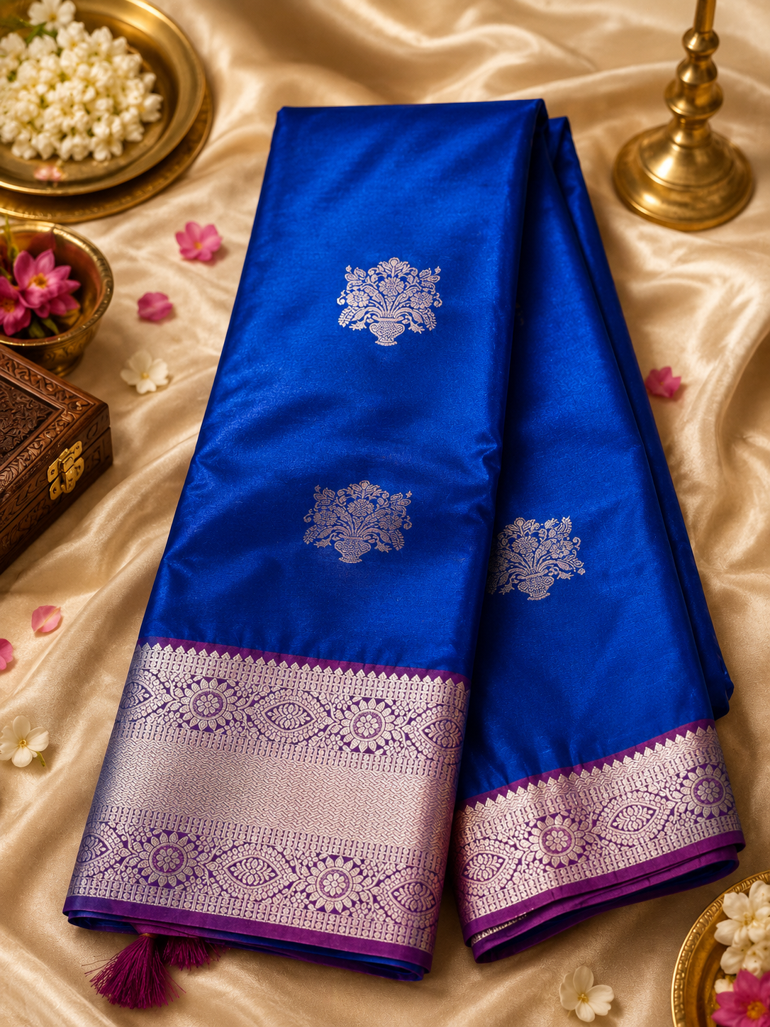 Semi Kanji saree