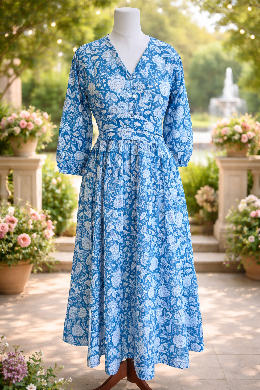 Cotton Sleeve Dress