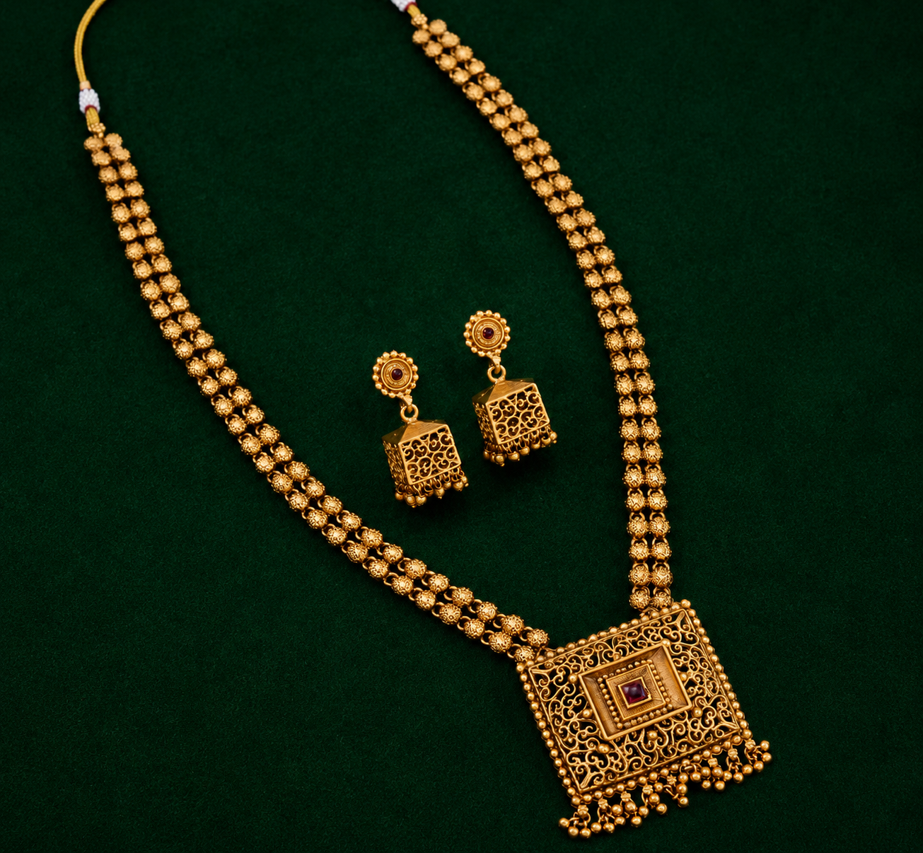 Haram Necklace with earrings
