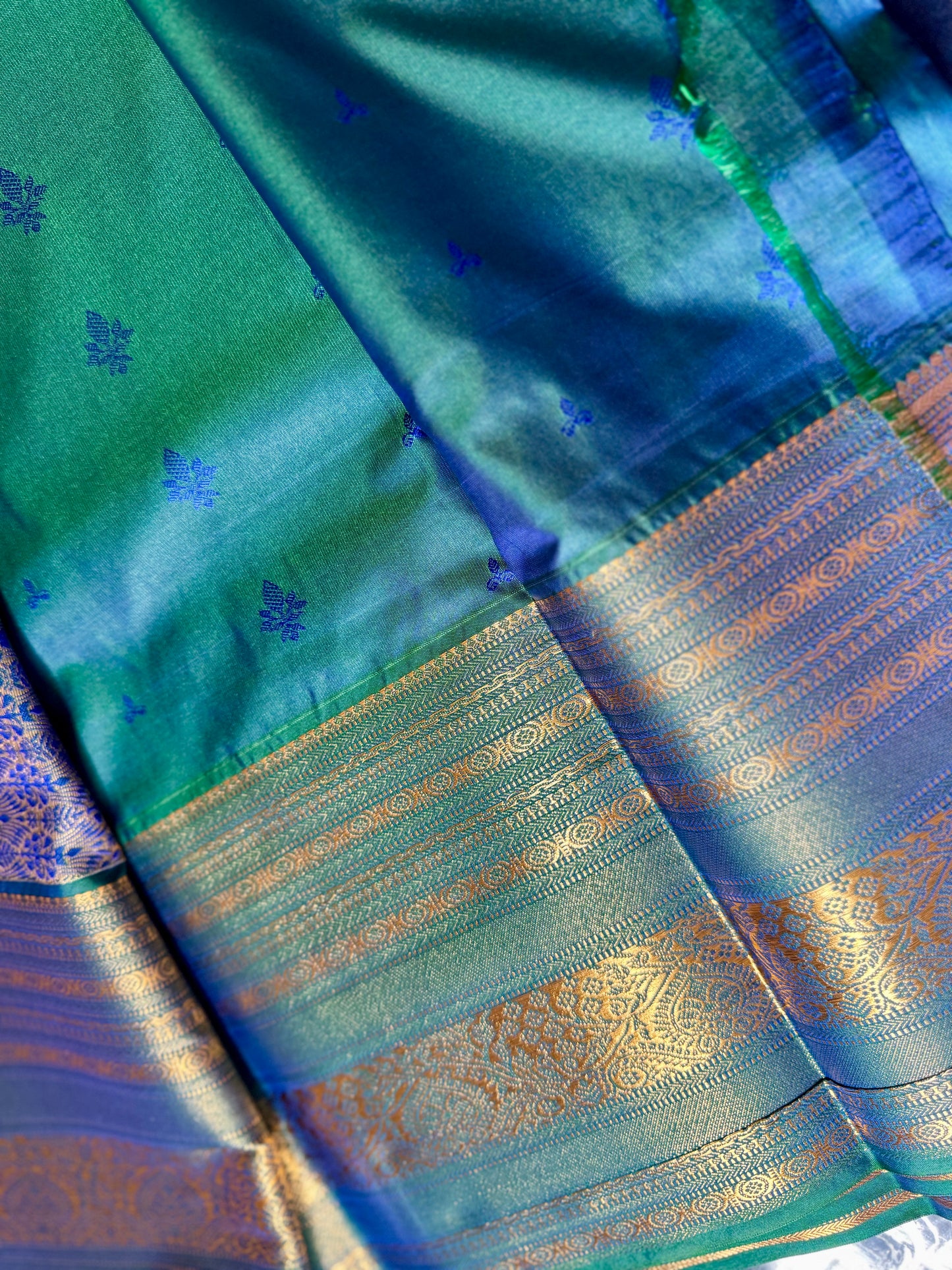 Vintage semi Kanji saree