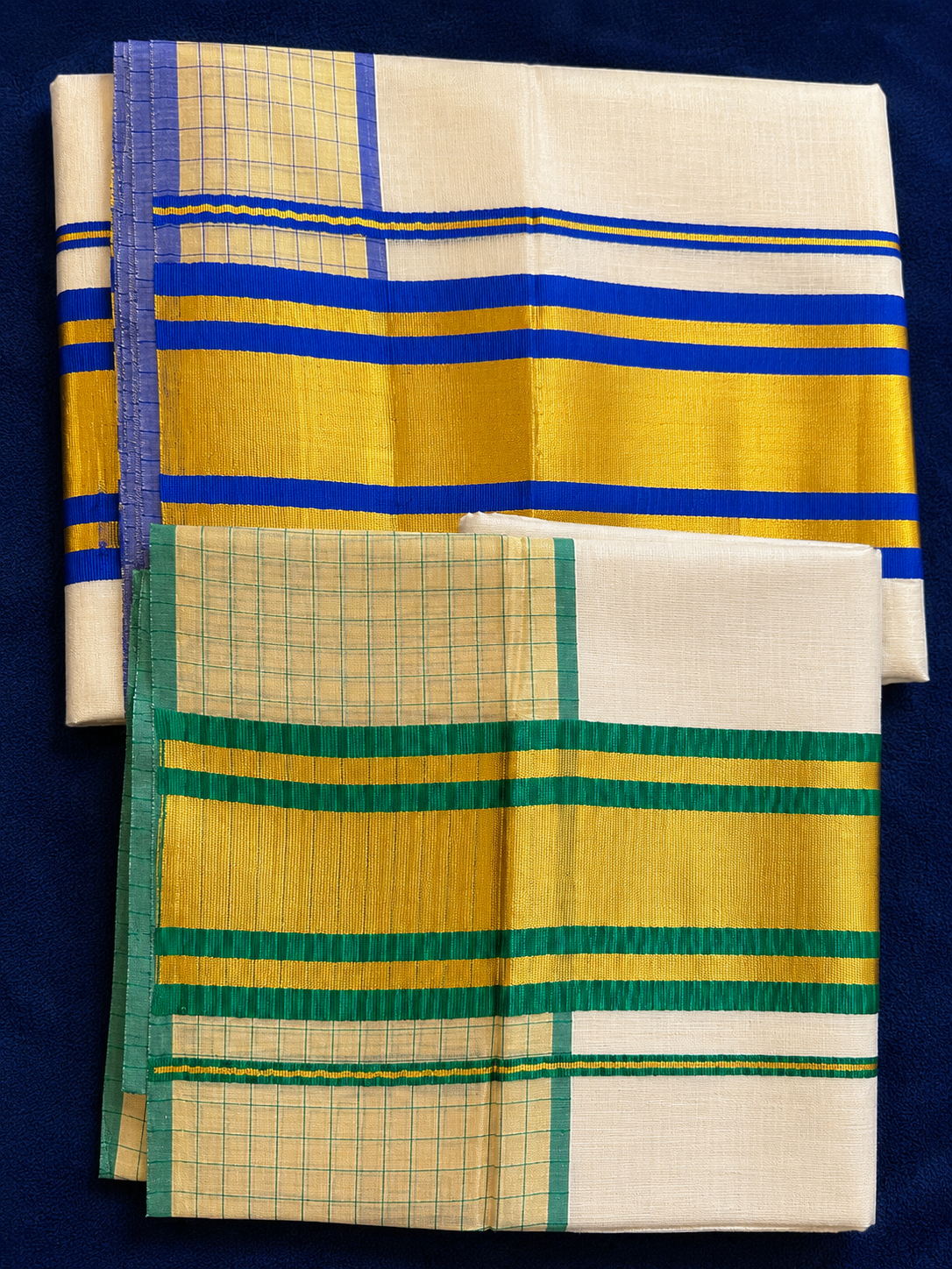 Traditional Kerala Kasavu Saree