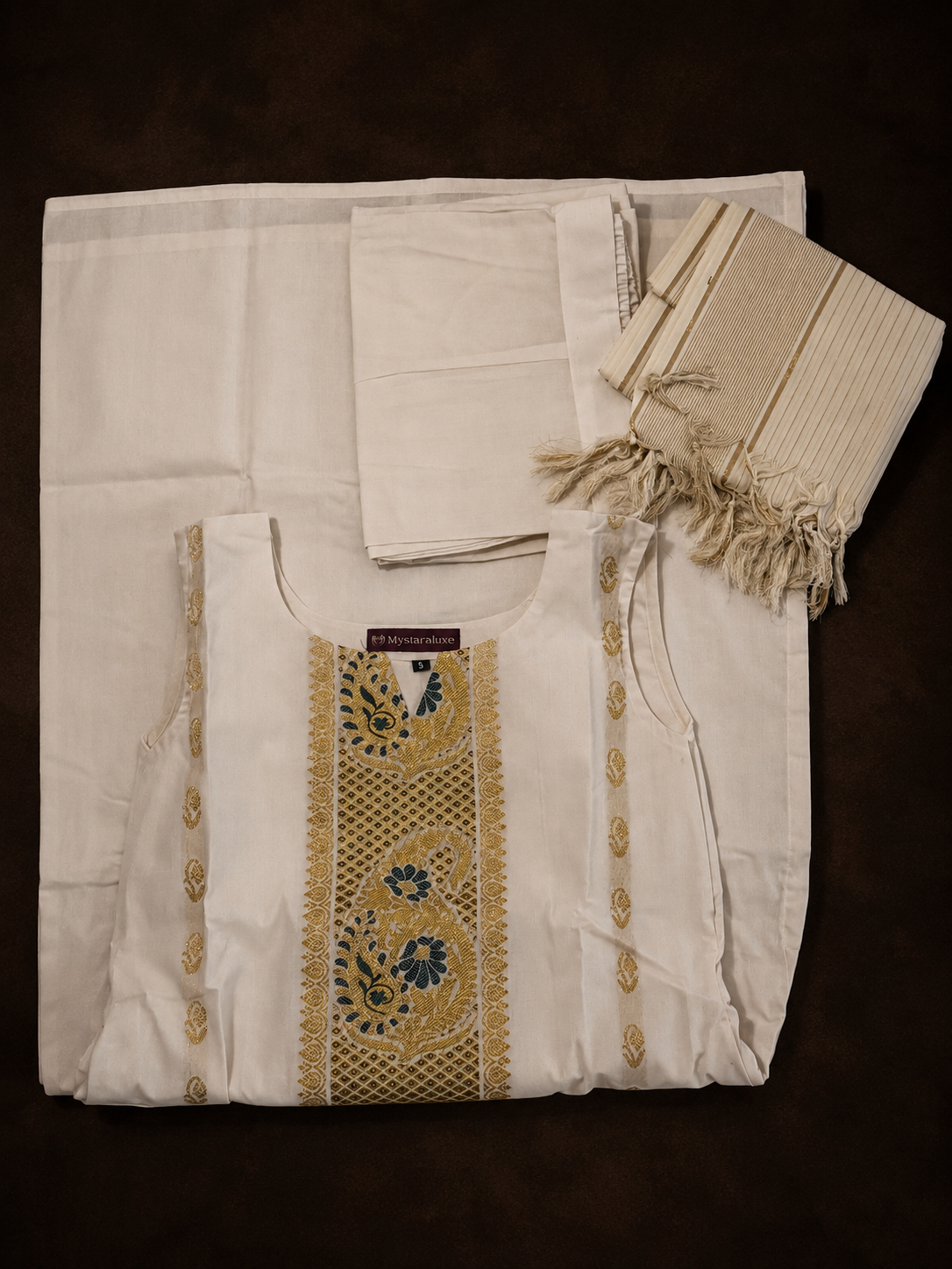Mayura Heritage Kasavu Set