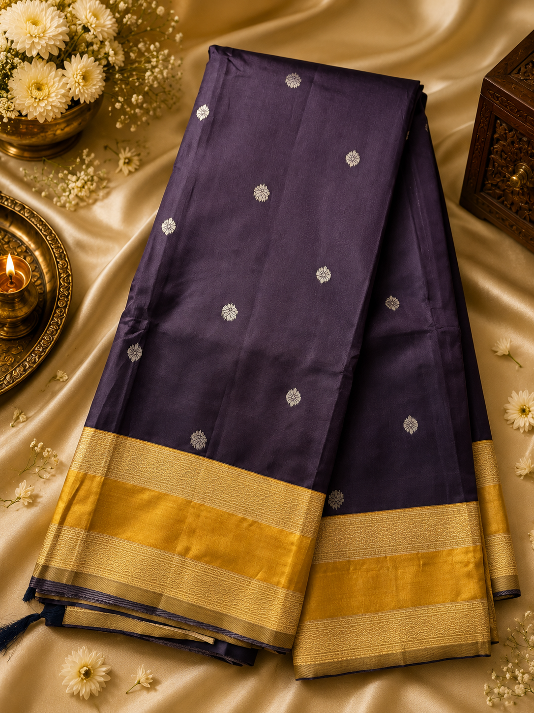 Vintage Semi Silk Saree