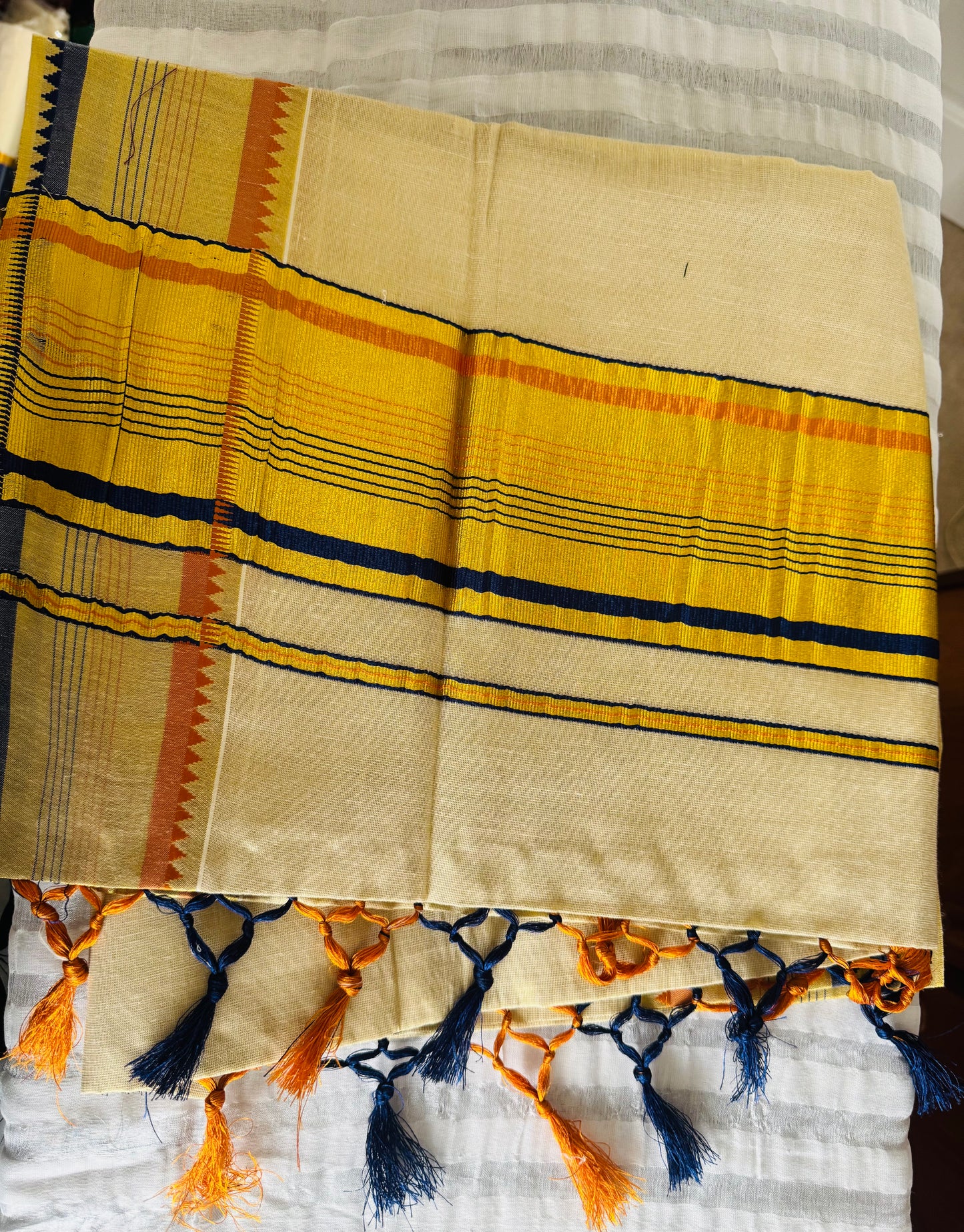 🧡 Kerala Tissue Saree🧡