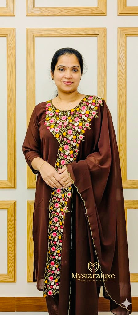 Embroidered Salwar Suit Set