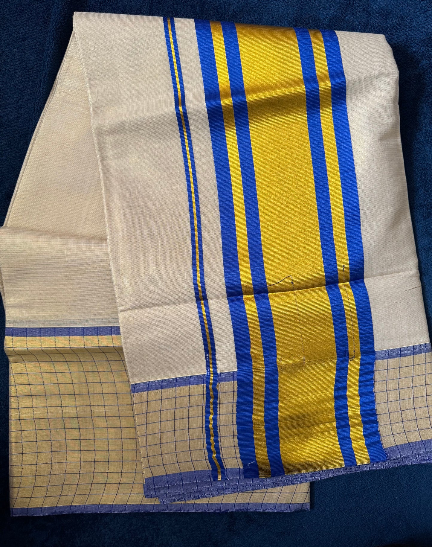 Traditional Kerala Kasavu Saree