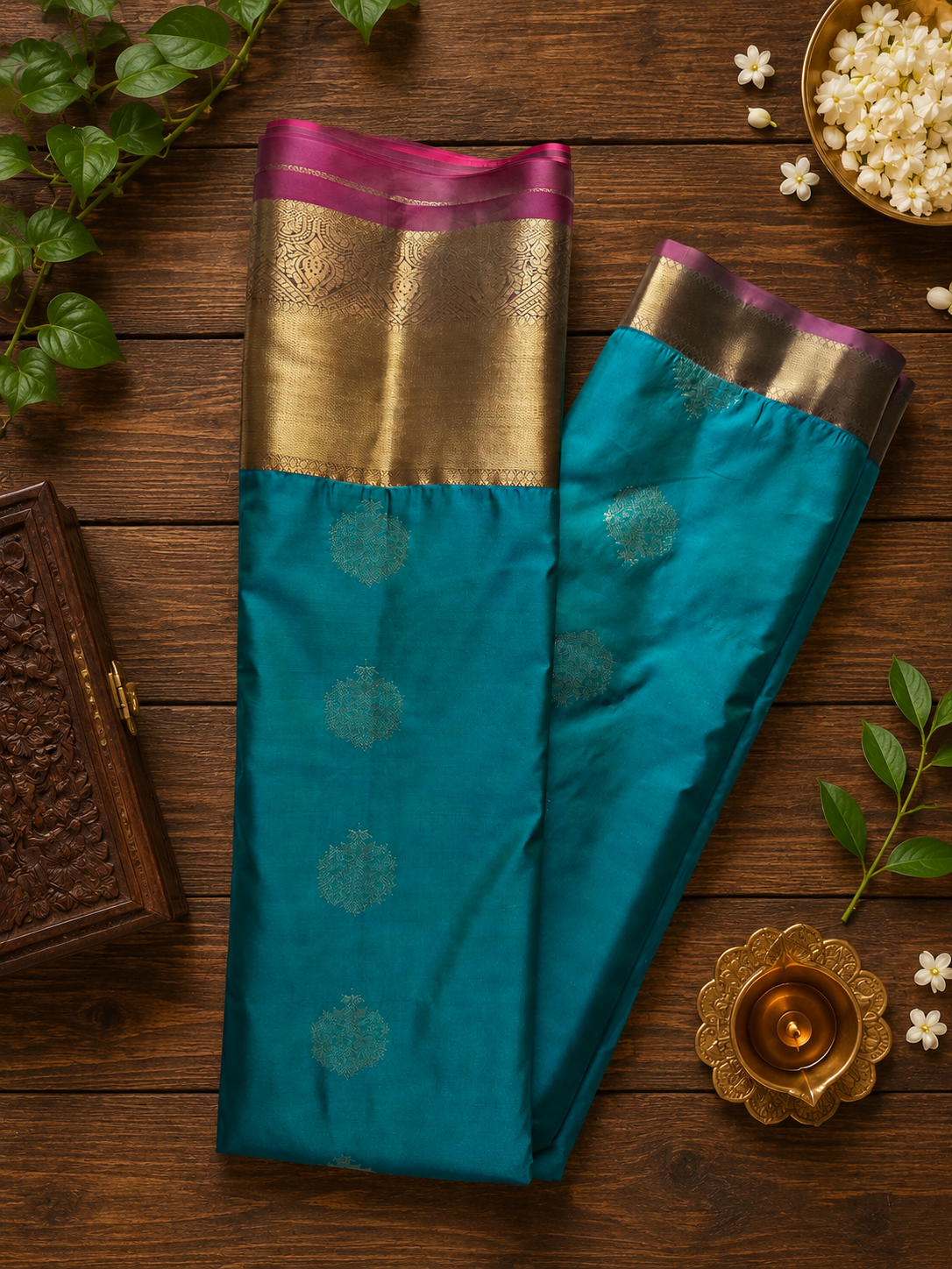 Semi Kanji Silk Saree