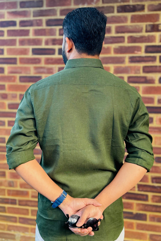 Full sleeve linen shirt