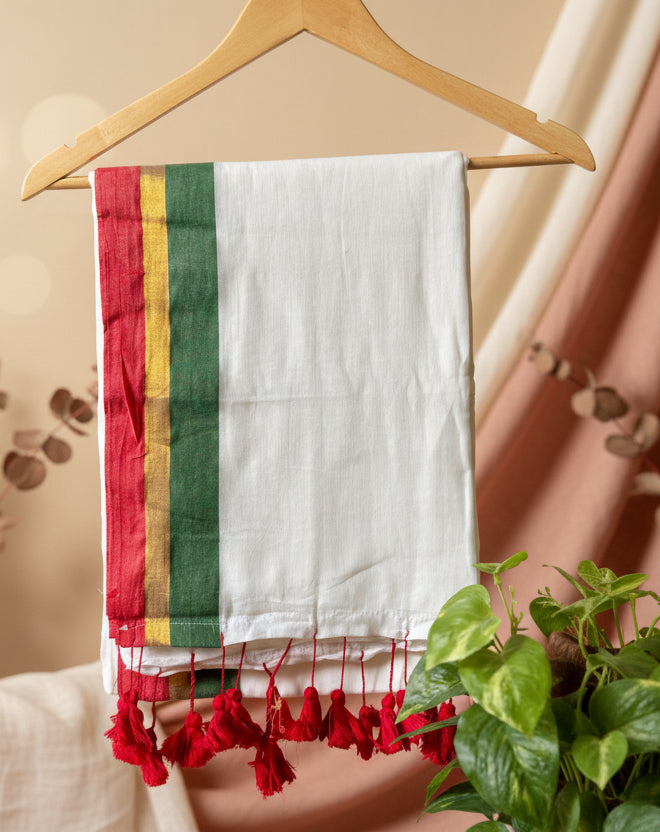 Mul Mul cotton saree