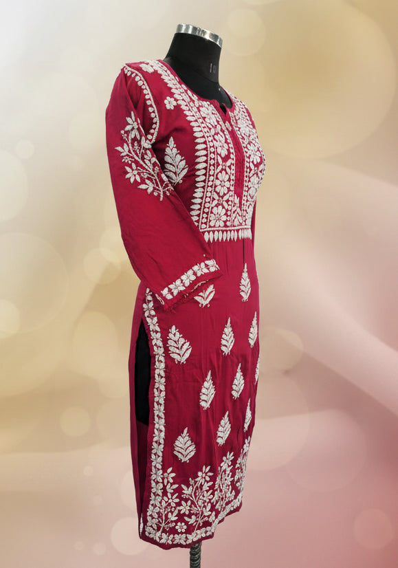 Chikankari Kurti with Pants