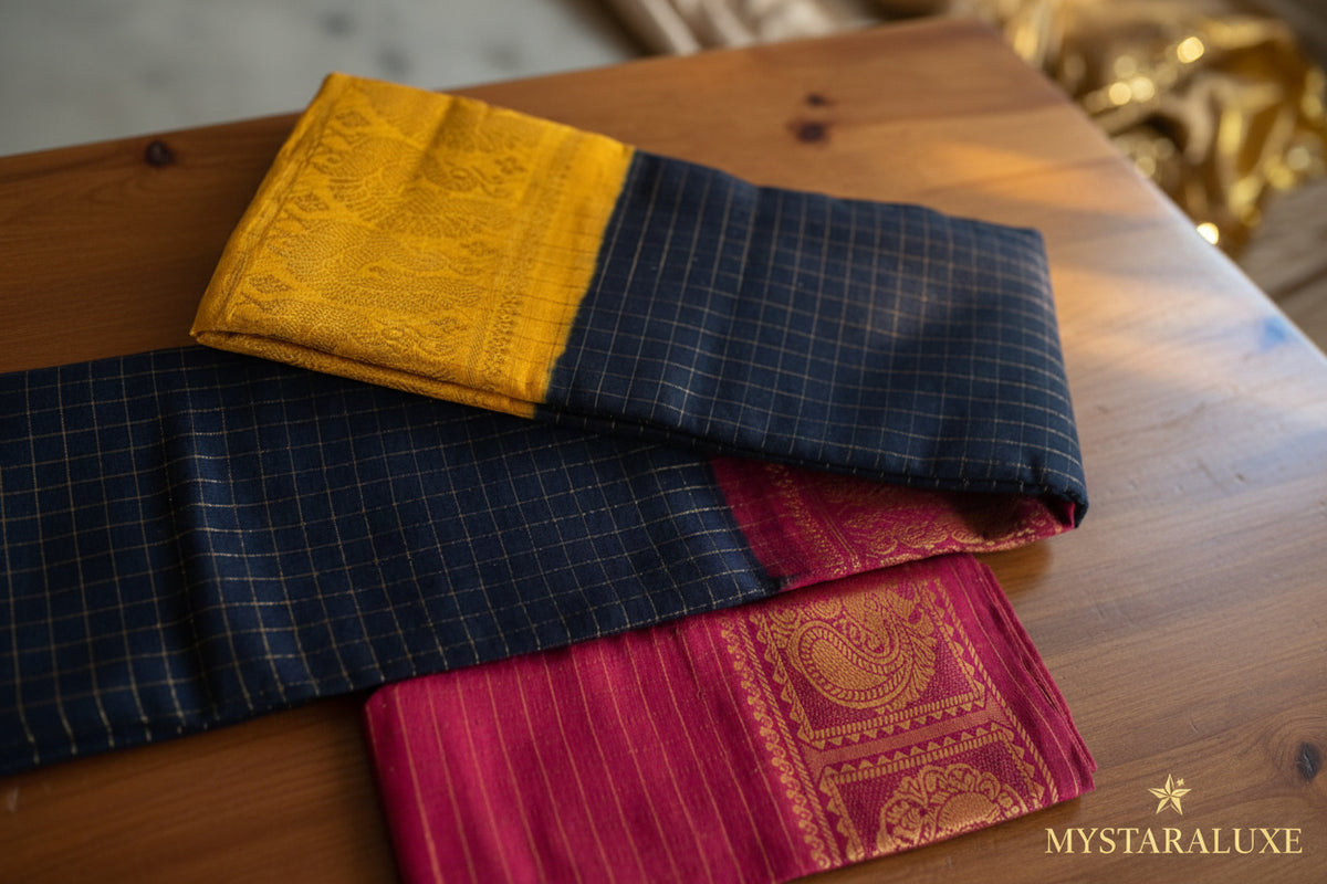 Ganga Jamuna Cotton Saree
