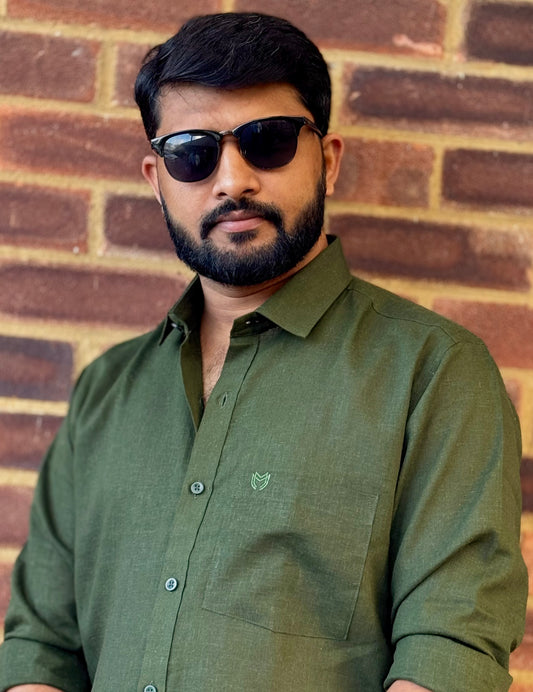 Full sleeve linen shirt