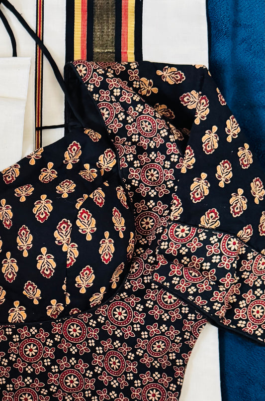 Ajrakh blouse