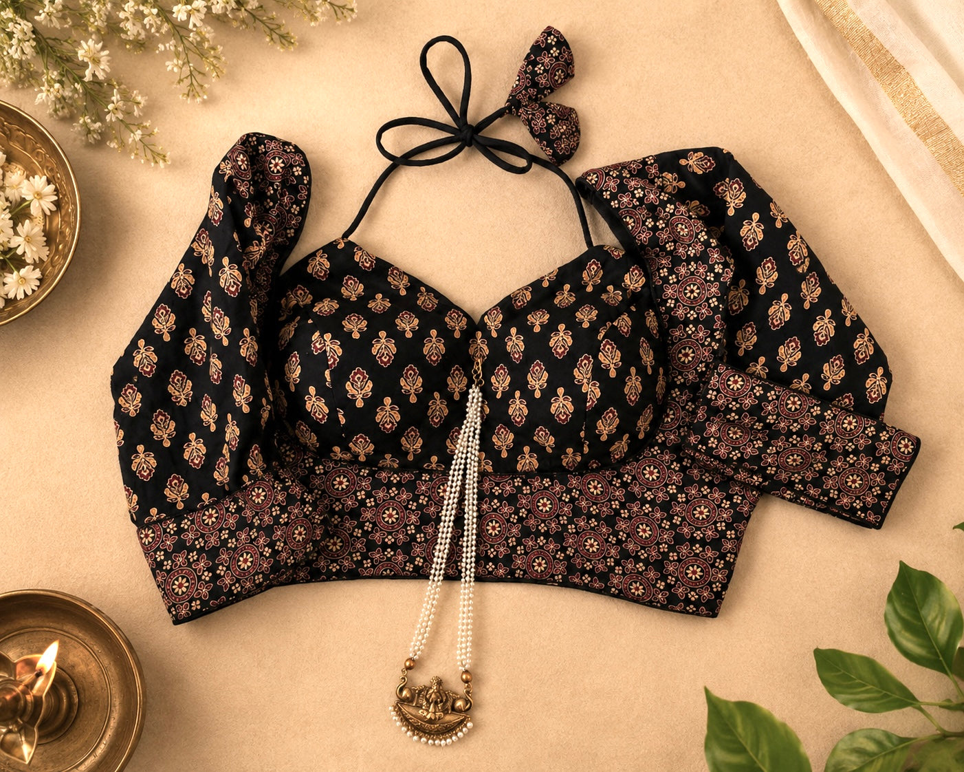 Ajrakh blouse