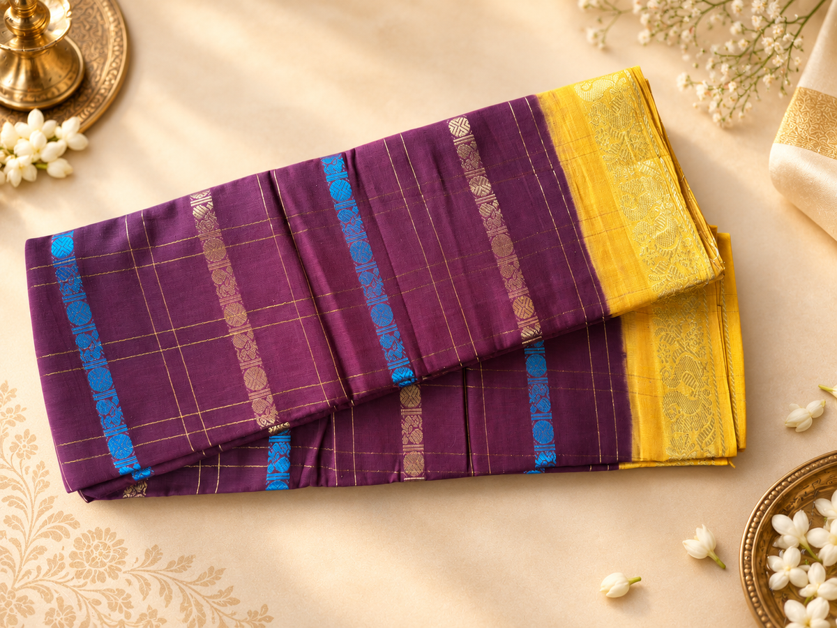 Kanchi cotton Saree