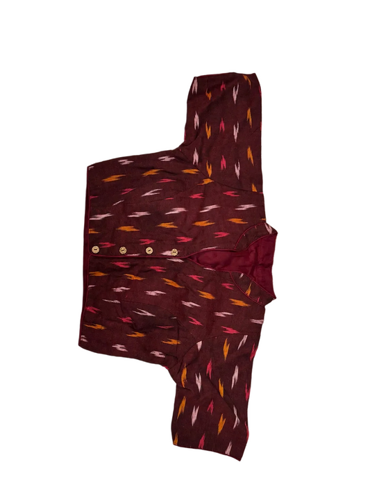 Ikkat readymade blouse