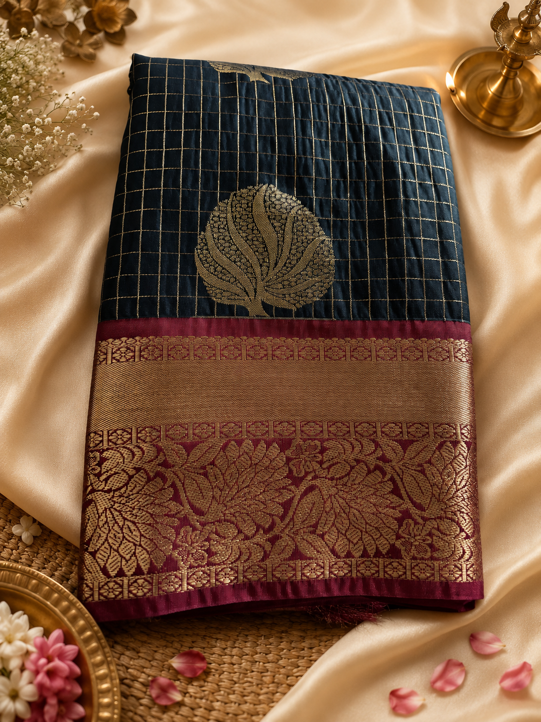 Semi Kanji Silk Saree